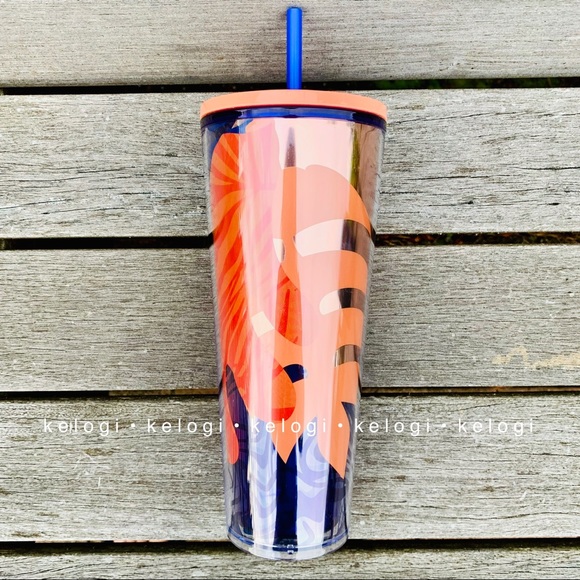 🌴LAST ONE🌴Starbucks Palm Leaf Mirror Tumbler - Picture 3 of 9